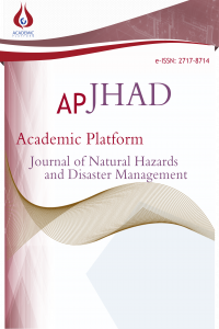 Academic Platform Journal of Natural Hazards and Disaster Management Kapak resmi
