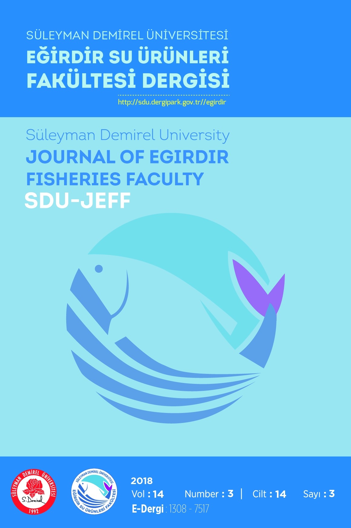 Süleyman Demirel University Journal of Eğirdir Fisheries Faculty (SDU-JEFF)