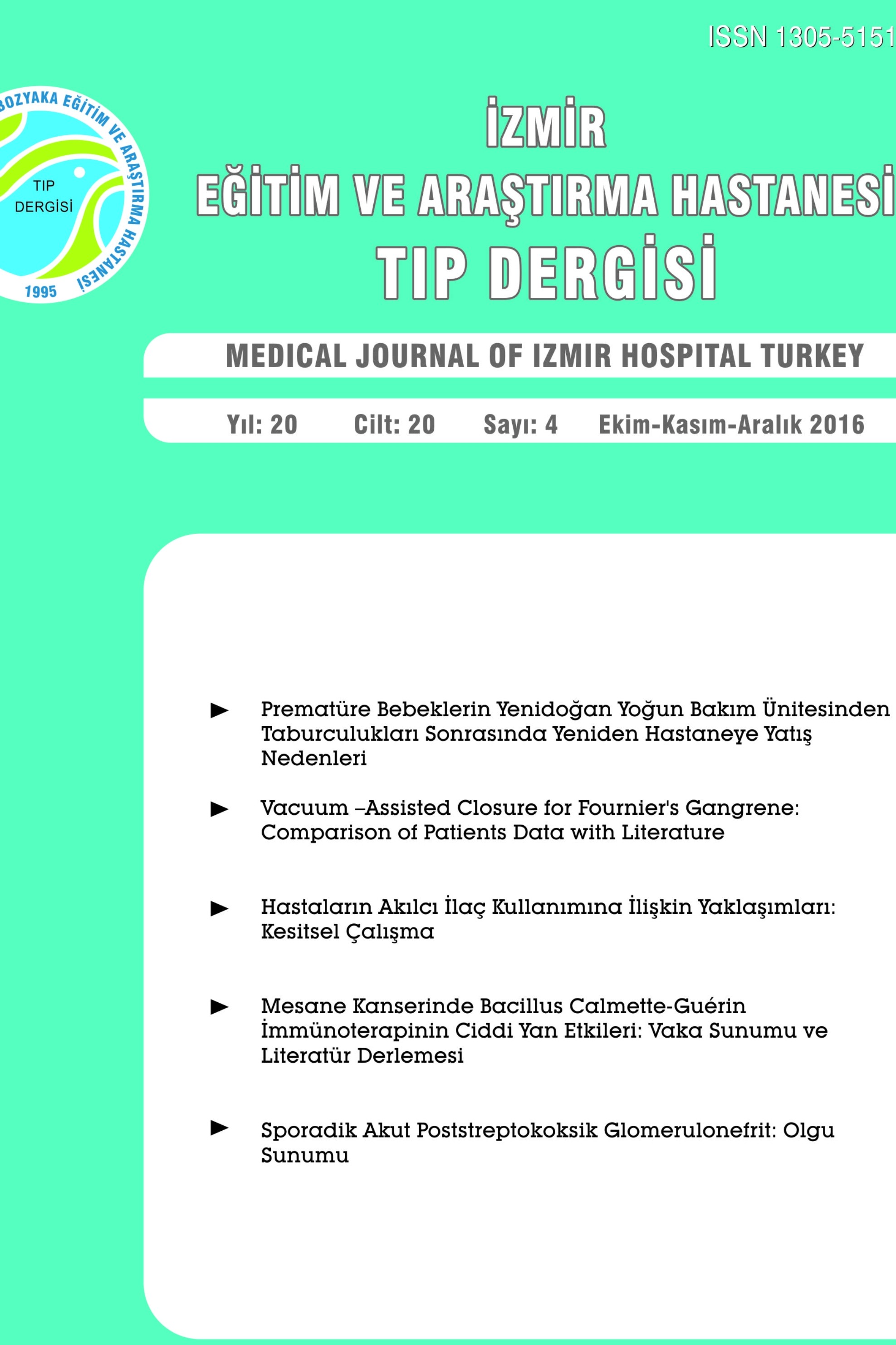 İzmir Eğitim ve Araştırma Hastanesi Tıp Dergisi