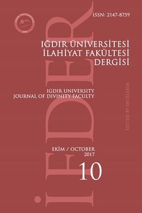 Iğdır Üniversitesi İlahiyat Fakültesi Dergisi