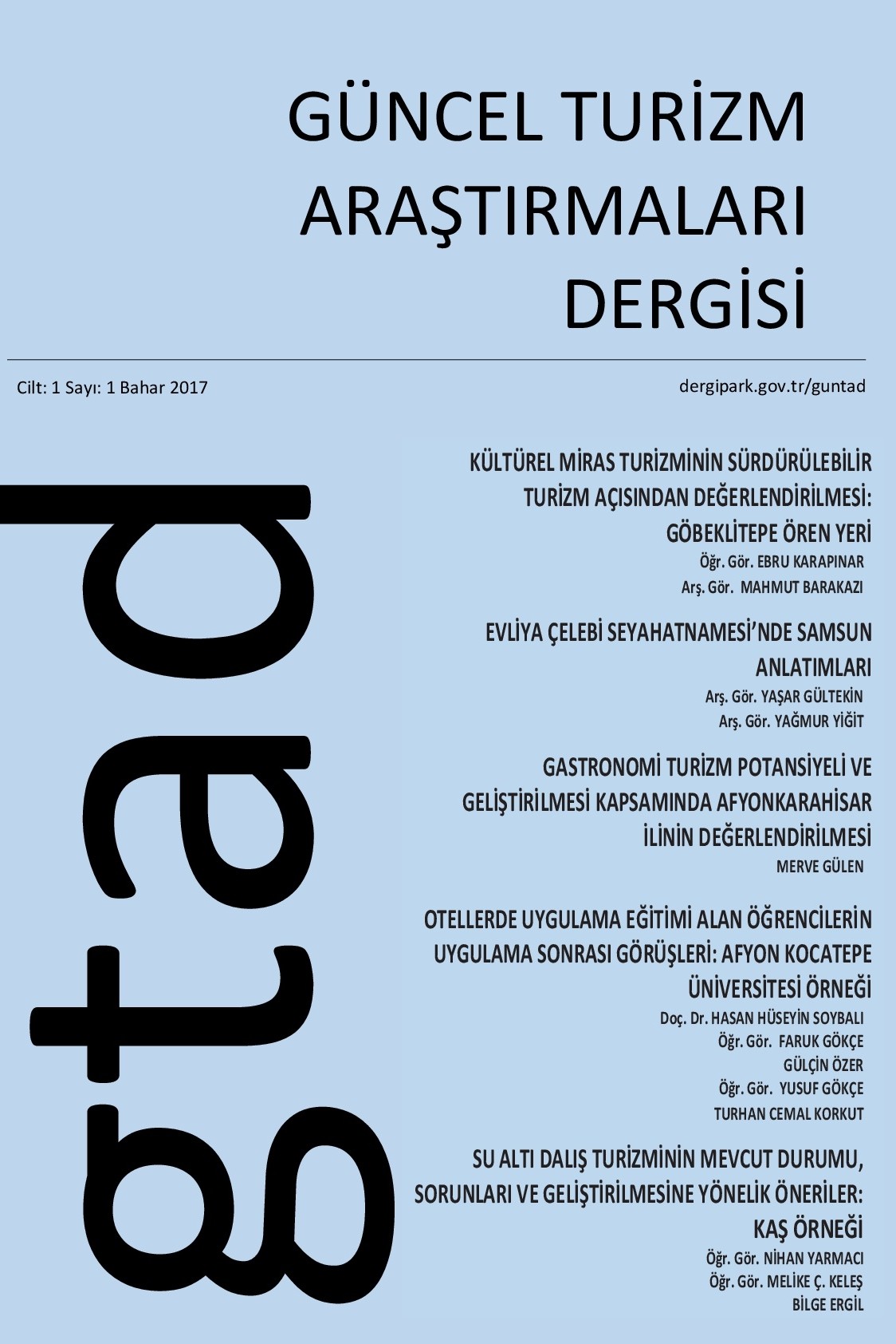 Güncel Turizm Araştırmaları Dergisi