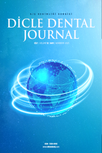 Dicle Dental Journal Kapak resmi