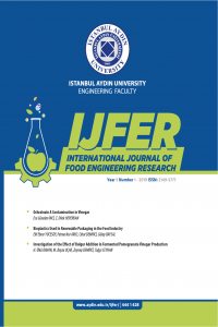 International Journal of Food Engineering Research Kapak resmi
