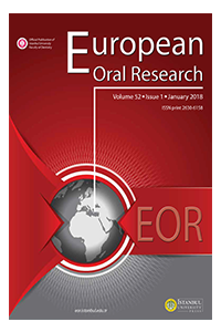 Journal of Istanbul University Faculty of Dentistry