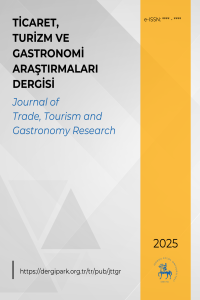 Ticaret, Turizm ve Gastronomi Araştırmaları Dergisi Kapak resmi