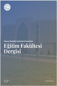 Alanya Alaaddin Keykubat University Journal of Education Faculty