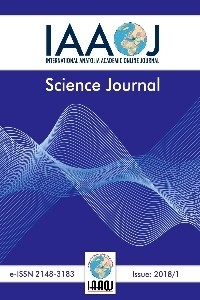 International Anatolia Academic Online Journal Sciences Journal