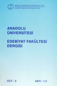 Anadolu Üniversitesi Edebiyat Fakültesi Dergisi