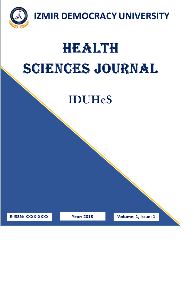 Izmir Democracy University Health Sciences Journal
