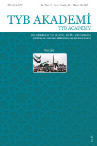 TYB Akademi Dil Edebiyat ve Sosyal Bilimler Dergisi