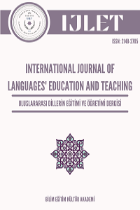 International Journal of Languages' Education and Teaching
