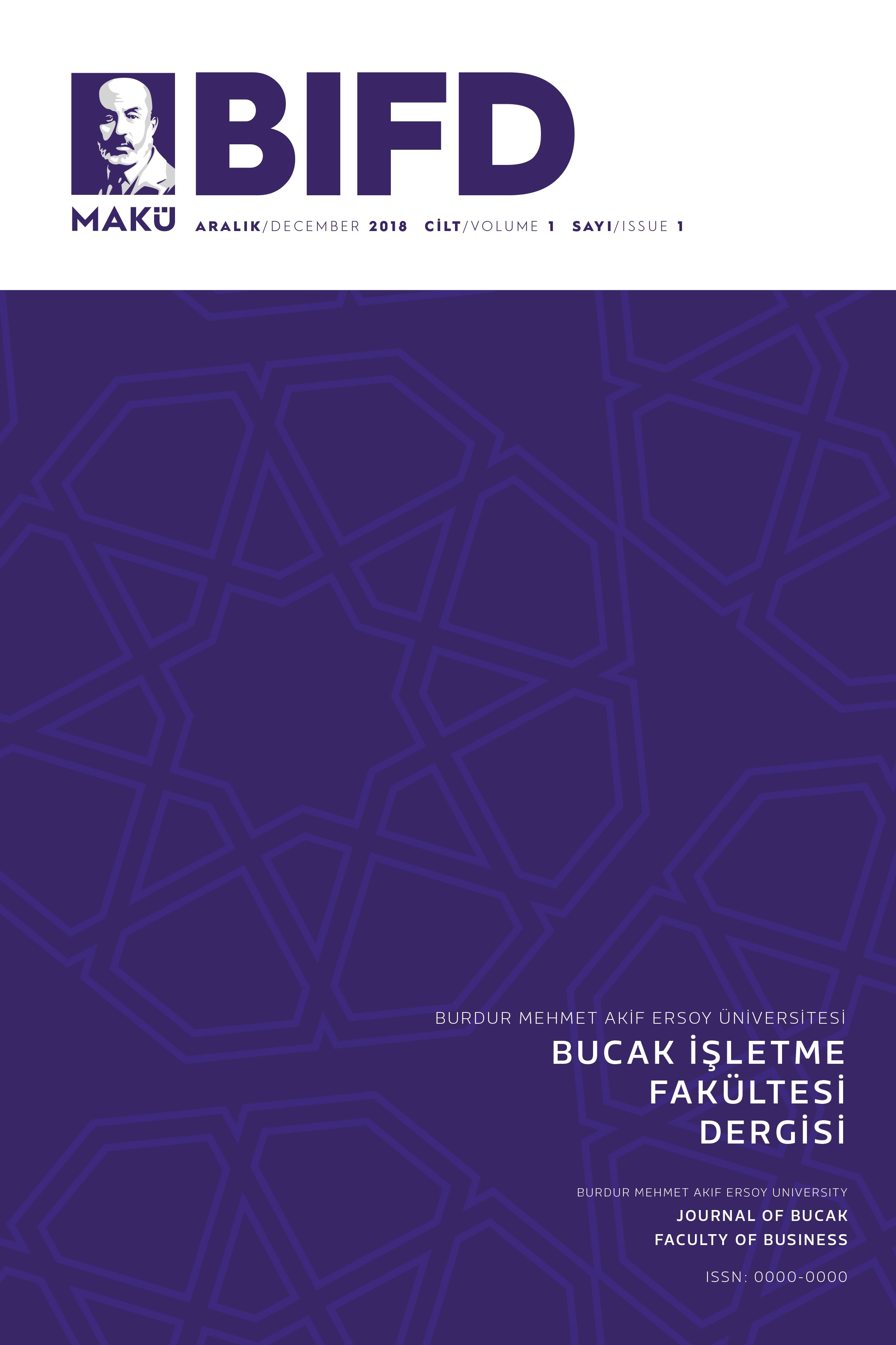 Bucak İşletme Fakültesi Dergisi