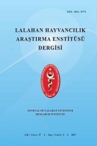 Lalahan Hayvancılık Araştırma Enstitüsü Dergisi