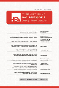 Türk Kültürü ve Hacı Bektaş Veli Araştırma Dergisi