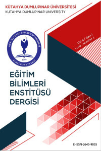 Dumlupınar Üniversitesi Eğitim Bilimleri Enstitüsü Dergisi