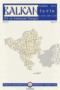 Balkanistik Dil ve Edebiyat Dergisi