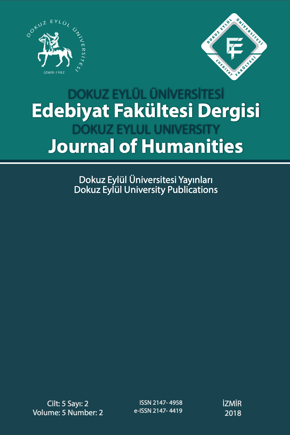 Dokuz Eylül Üniversitesi Edebiyat Fakültesi Dergisi