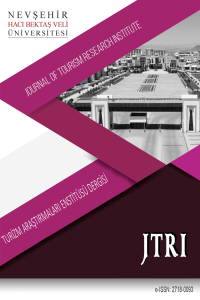 Journal of Tourism Research Institute Kapak resmi