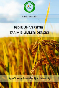 Iğdır Üniversitesi Tarım Bilimleri Dergisi