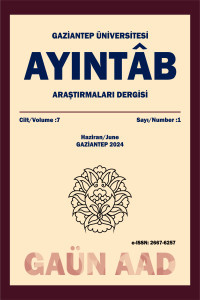 Gaziantep Üniversitesi Ayıntab Araştırmaları Dergisi