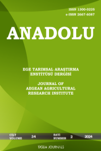 ANADOLU Ege Tarımsal Araştırma Enstitüsü Dergisi