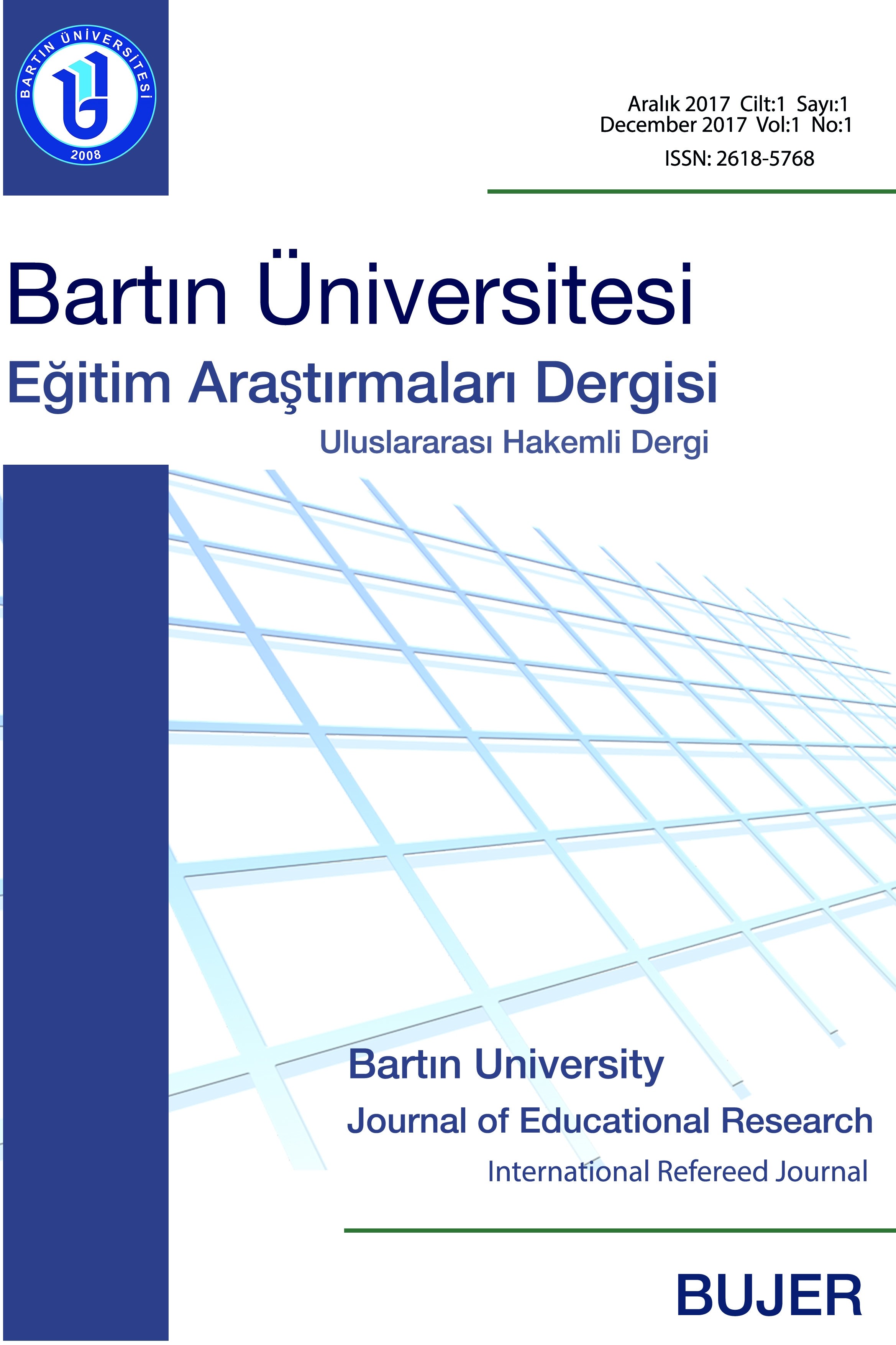 Bartın Üniversitesi Eğitim Araştırmaları Dergisi
